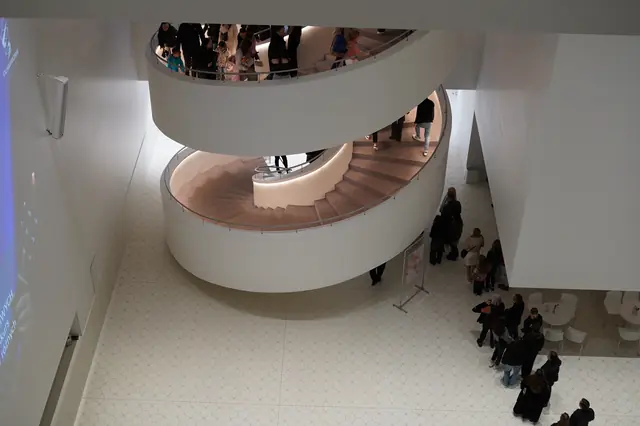 Wendeltreppe der Philharmonie.
